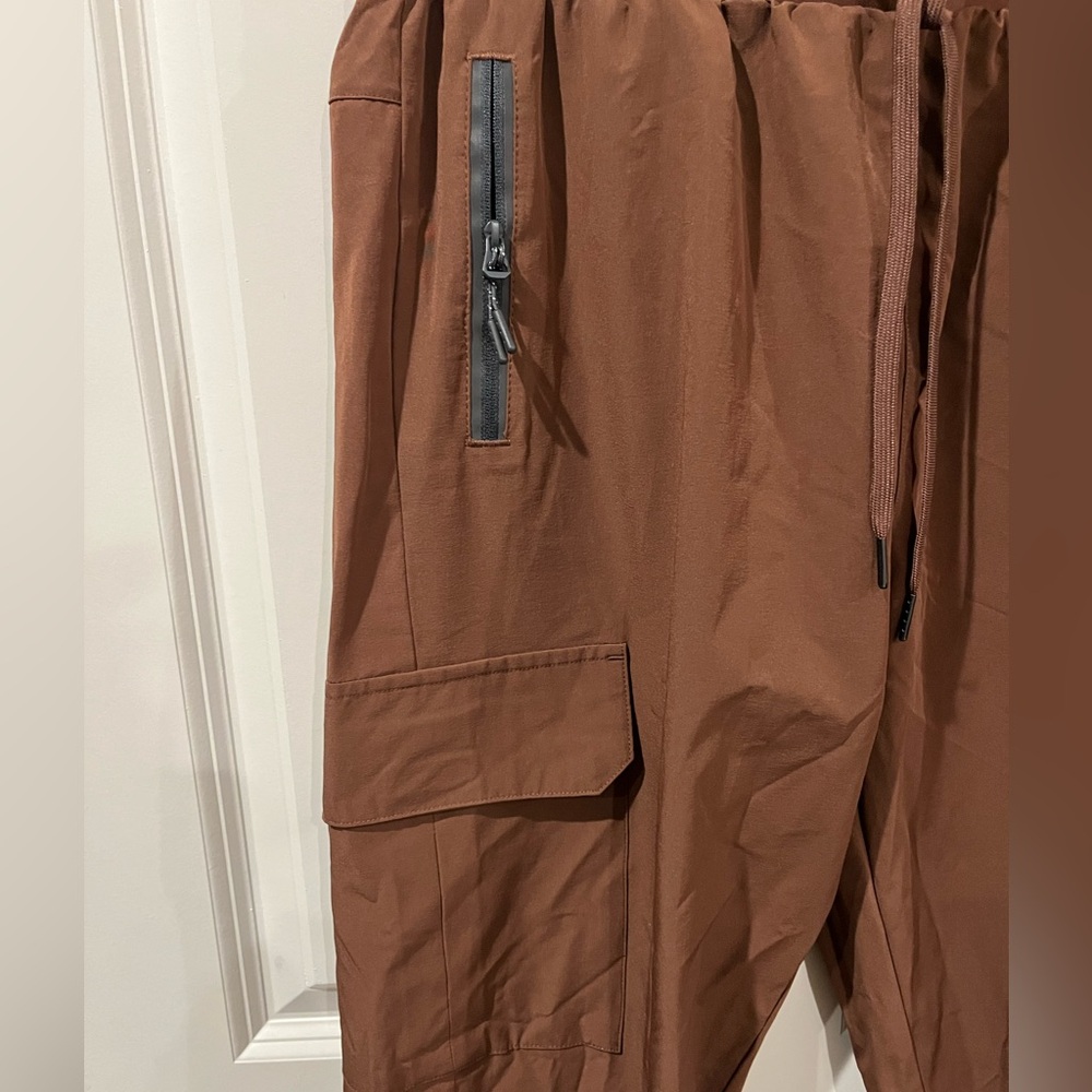 Amazon Essentials Brown Joggers Size Large - image 2